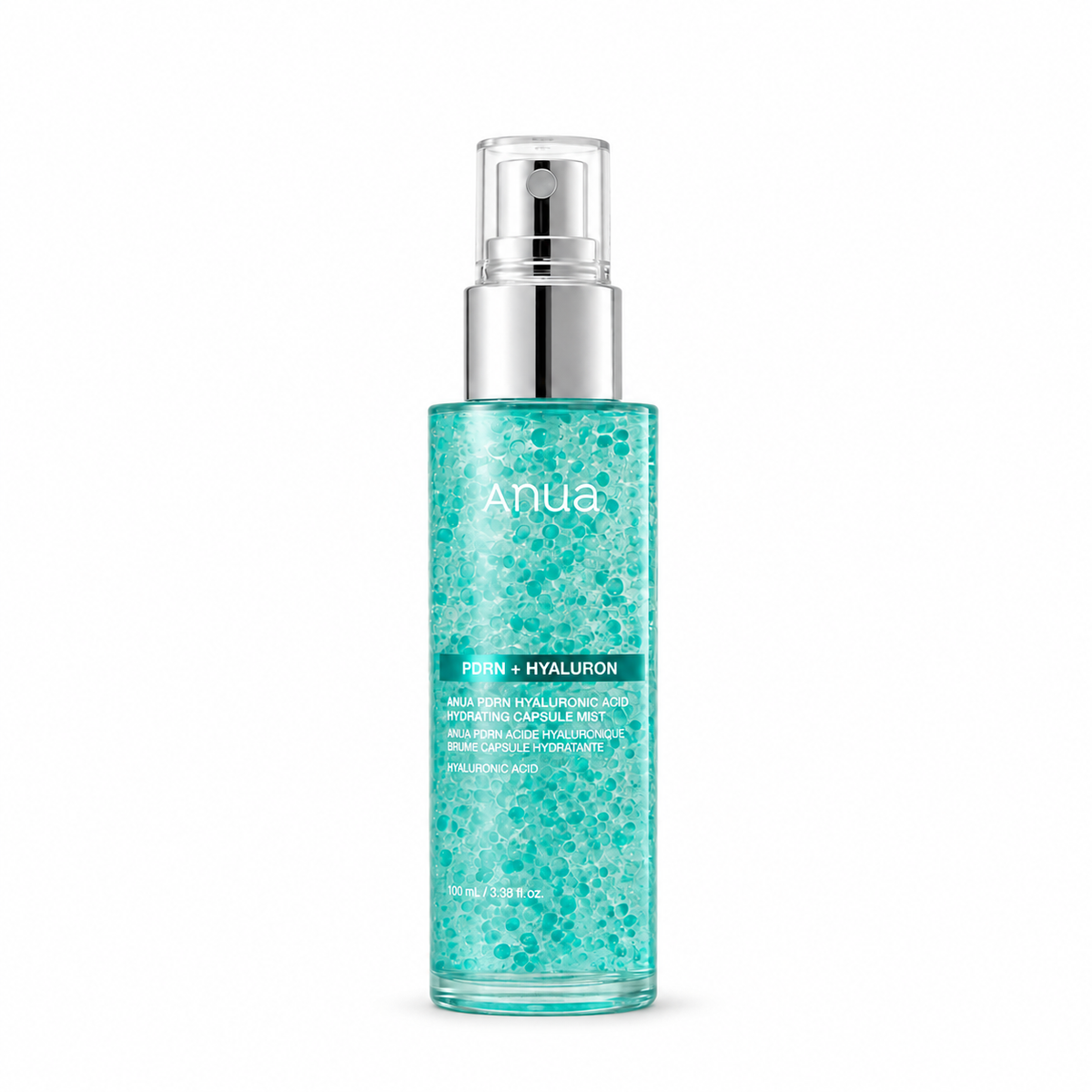 Anua PDRN Collagen Glow Facial Serum Spray on a clean white background