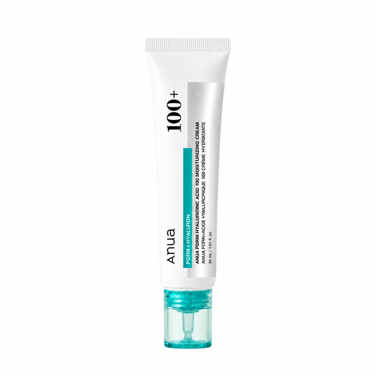 Anua PDRN Hyaluronic Acid Moisturizing Cream 60 ml on a clean pure white background