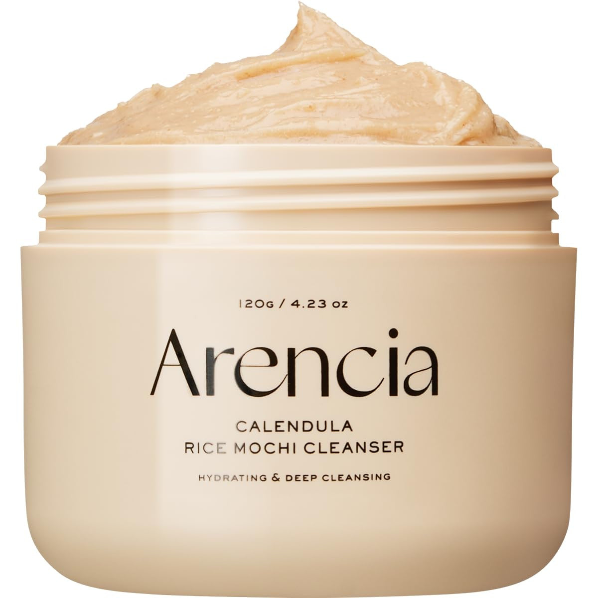 Arencia Calendula Rice Mochi Cleanser 120 g słoiczek na białym tle