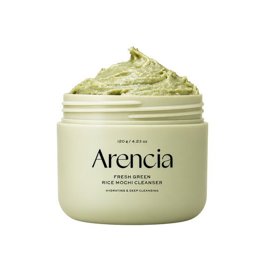 Arencia Fresh Green Rice Mochi Cleanser – pasta oczyszczająca on a pure white #FFFFFF background