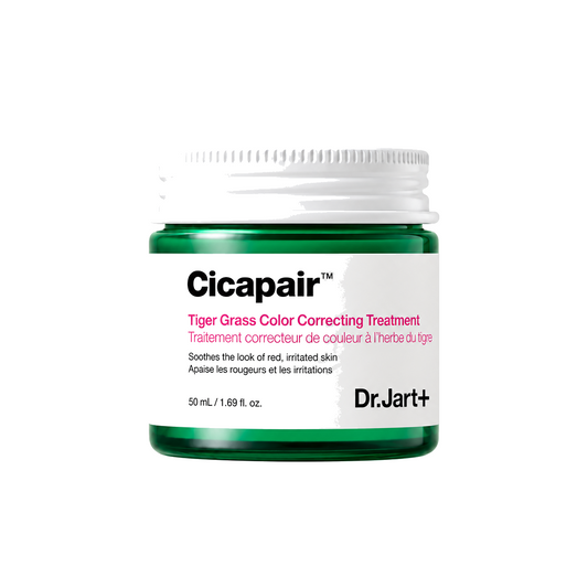 Dr. Jart+ Cicapair Tiger Grass Color Correcting Treatment 50 ml on a pure white #FFFFFF background