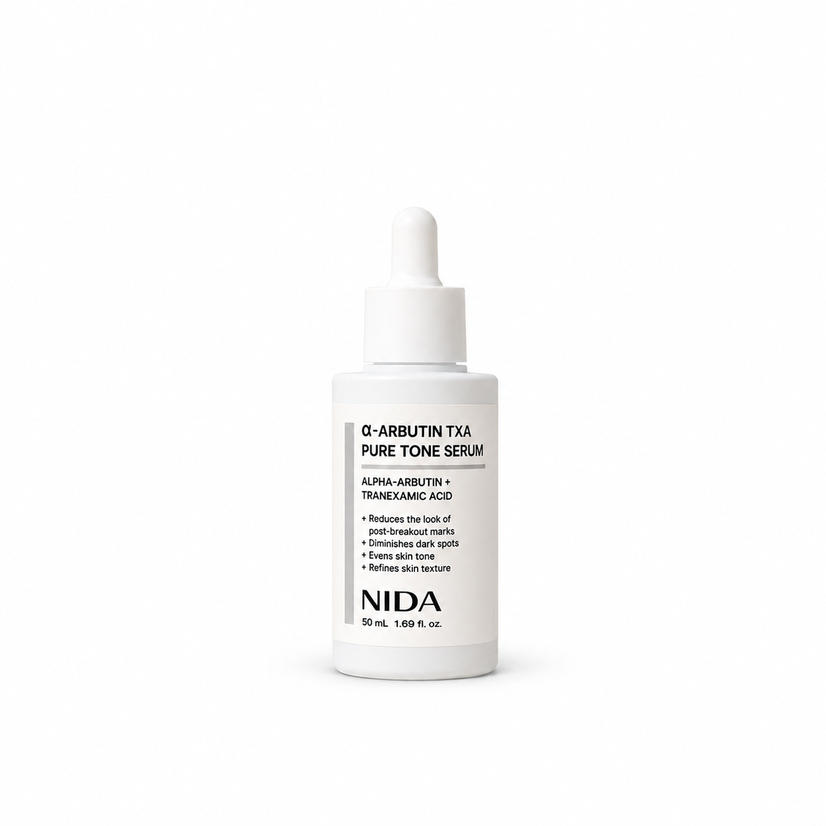 NIDA α-Arbutin TXA Pure Tone Serum on a clean white background