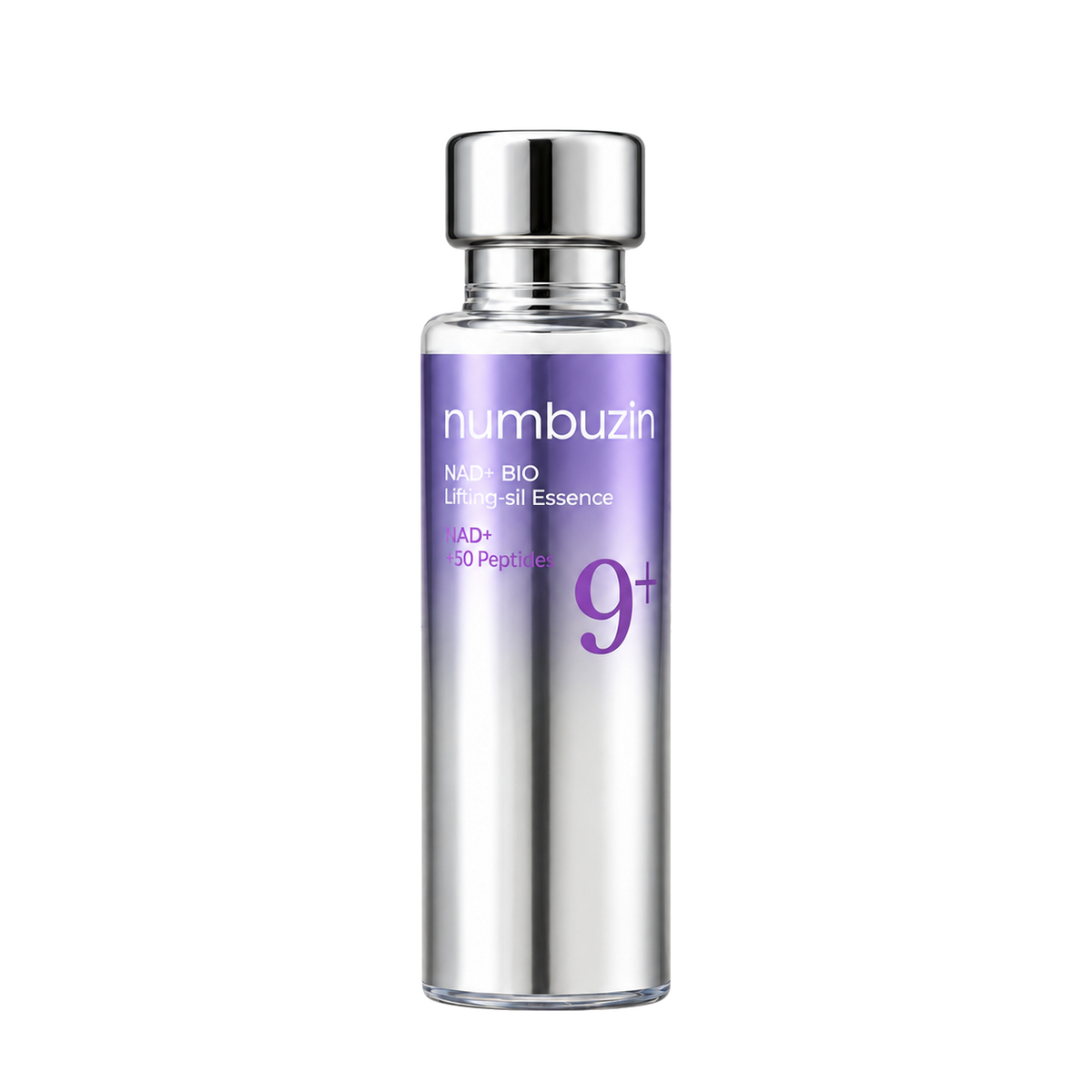 Numbuzin No.9 NAD+ BIO Lifting-sil Essence on a pure white #FFFFFF background