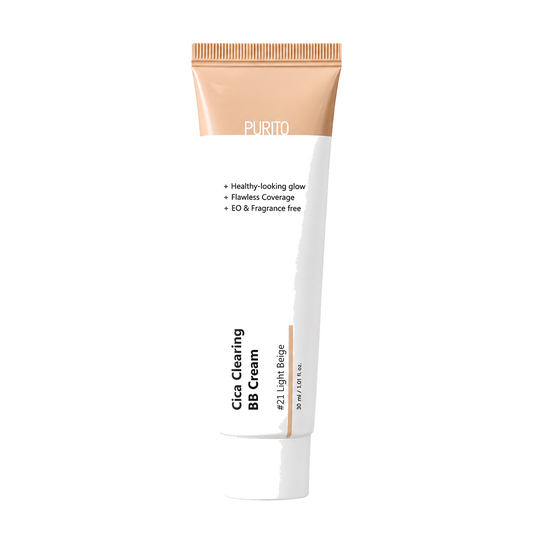 Purito Cica Clearing BB Cream #13 Neutral Ivory – krem BB on a pure white #FFFFFF background