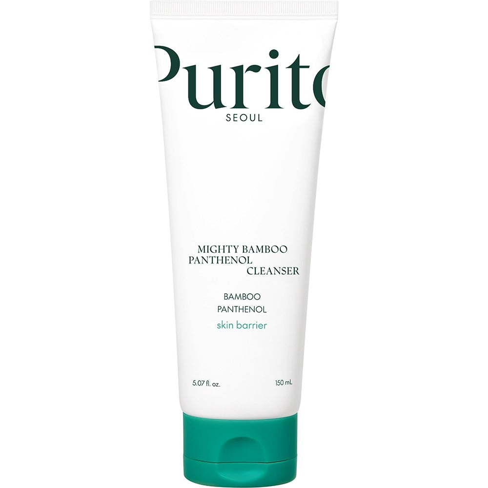 Purito Mighty Bamboo Panthenol Cleanser 150 ml tubka na białym tle