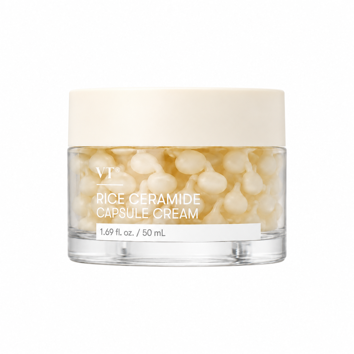 VT Cosmetics Rice Ceramide Capsule Cream on a clean pure white background